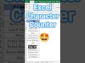 Excel Tip ➖ Excel LEN Formula Trick🤯 Count Character Instantly #exceltips #shorts #excelhindi