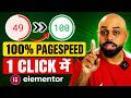 How to Speed Up Elementor In 1 Click — 100% PageSpeed Score