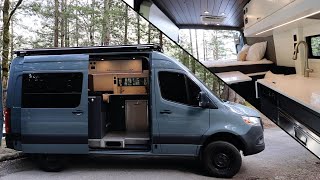 BEST NEW MWB Van Conversion LAYOUT ??? 2 Beds, Interior Shower & Toilet AND Cutting Edge Cook Top