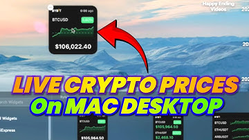 💻 How to Add Live Crypto Prices on macOS Desktop | Real-Time Crypto Widget Setup 🚀