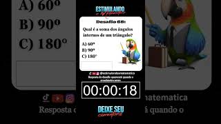 🔴 Desafio matemático  68,  consegue resolver?