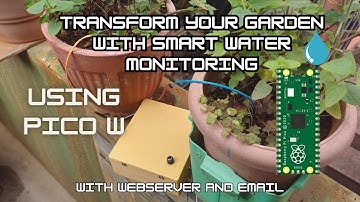 Smart Plant Monitoring with Raspberry Pi Pico!|Get Instant Email Alerts When Your Plants Are Thirsty