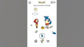 brainout 🧠 crazyfind। Level 61 #run, the wolf Is coming। @Raratewa.