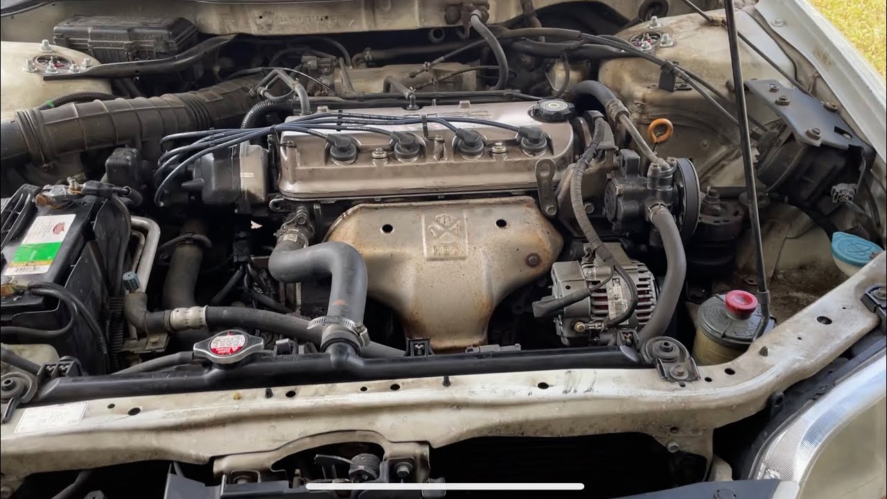 1998-2002 Honda Accord 4 Cylinder Oil Change #castroloil #honda #diy #DIYoilchang