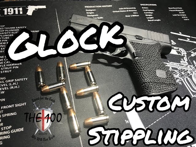 Glock Stippling Tutorial: Easiest Pattern for Beginners. DIY Tips and  Techniques. 