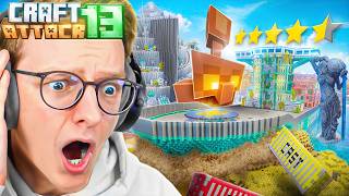 DAS HABEN 100 YOUTUBER IN 30 TAGEN GEBAUT! 🤯 XXL CRAFTATTACK 13 TOUR!