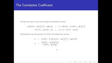 Correlation Coefficient