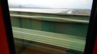 「側面展望」883系　特急ソニック1号大分行　遠賀川橋梁通過！