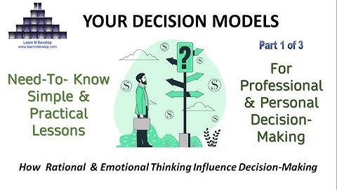 DECISION MAKING - Overview Part 1 of 3