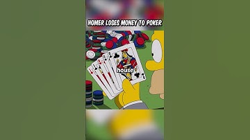 Homer Loses Money to Poker