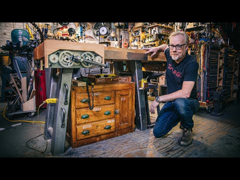 adam savages new custom workbench