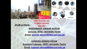Introduction to Mechanical Vibration(Week#1,Lecture#1)