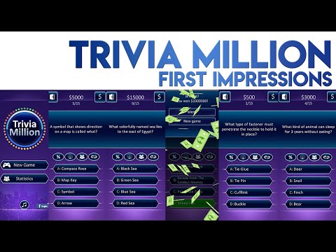 Trivia Million First Impressions - Gameplay Walkthrough - YouTube