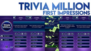 Trivia Million First Impressions - Gameplay Walkthrough screenshot 3