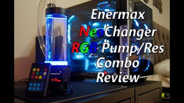 Enermax NeoChanger RGB Pump/Reservoir Combo... Pump some RGB flavor into your system!!!