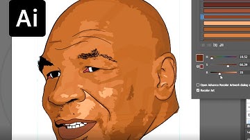 Mike Tyson Art Pt. 2 | Shading | Drawing with a Mouse in Illustrator | Vector Art