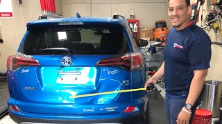 Toyota Rav4 Smash Rear Hatch Paintless Dent Repair | Stanliner Tools