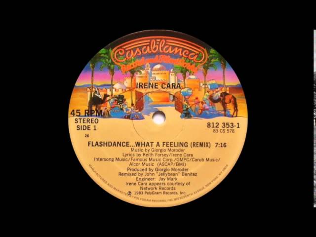 Irene Cara - Flashdance... What A Feeling (Extended Version) Casablanca Records 1983 class=