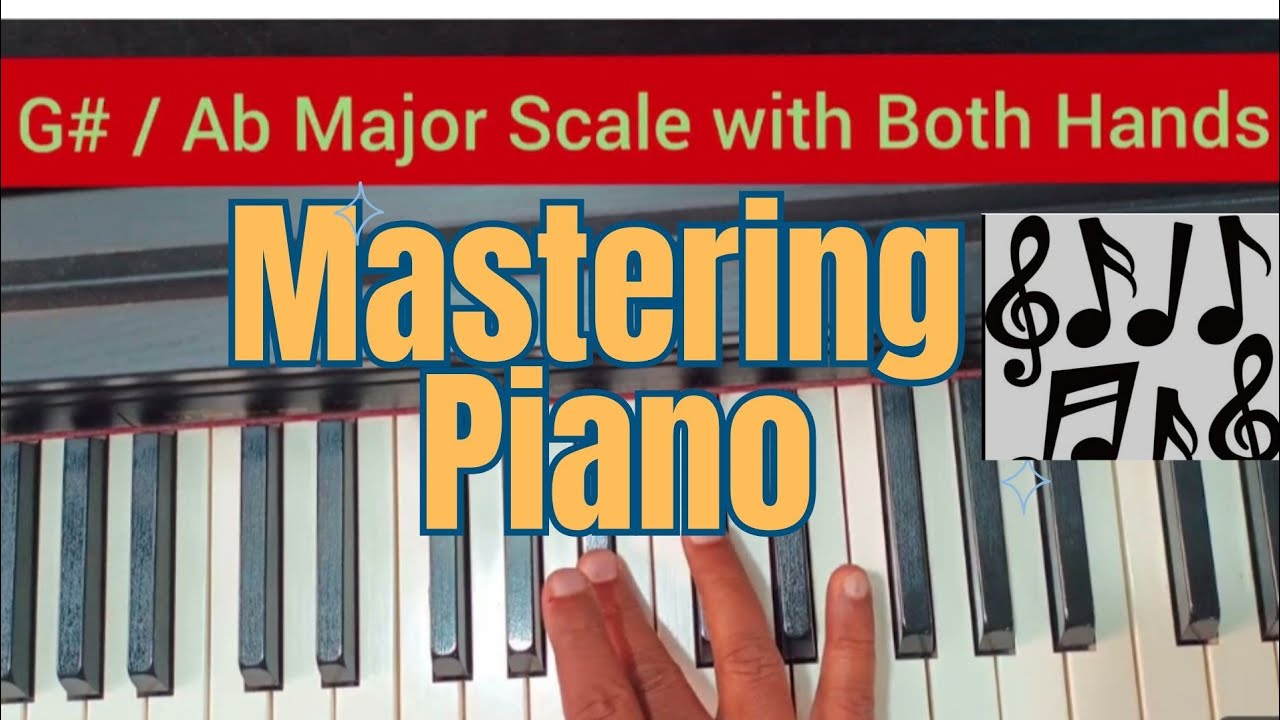 G# Major Scale Piano Music Sheet | Piano Tutorial for Beginners - YouTube