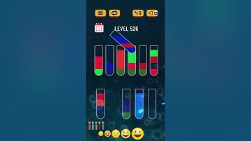 Water Sort Puzzle - Level 526 | Must Watch! 🥤🥤🥤