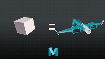 Make Low poly Sci fi Spaceship  - Maya Tutorial