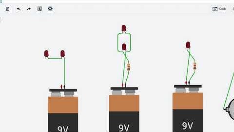 How to create a Parallel and Series Circuit in Tinkercad-Circuits