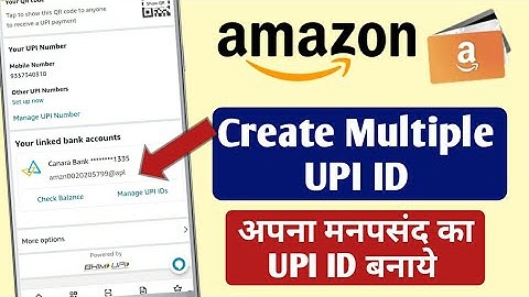 Amazon Pay UPI ID kaise banaye 2022 👍!! How to create Multiple UPI ID in Amazon Pay