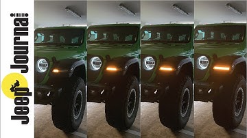 Jeep JL Wrangler Turn Signals + Side Markers - Morimoto XB LED Turns + Side Markers Installation