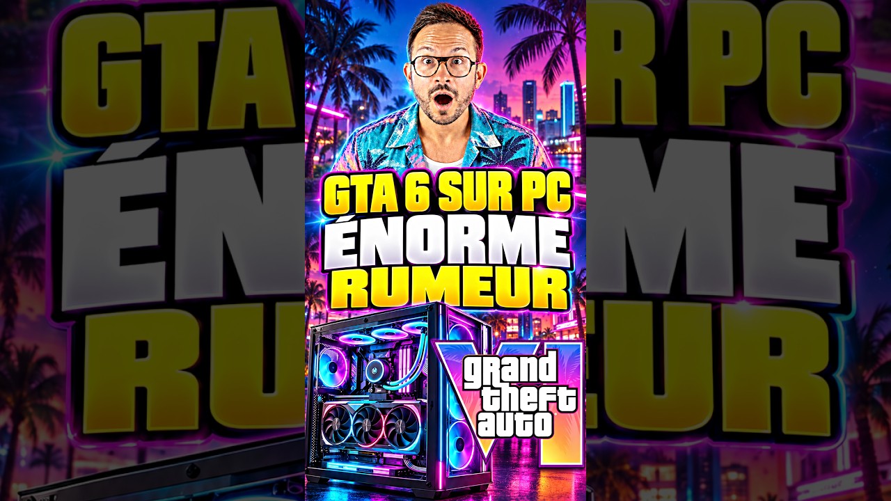 GTA 6 sur PC 🤯 ÉNORME RUMEUR !!!
