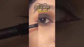 "Ek look, do vibes #flawlesslooks Maine pehle dark brown shade k ke saath ye soft matte look