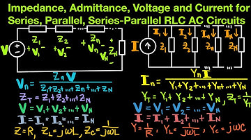 AC Circuits Episode 5: Impedance and  Admittance  for Series-Parallel RLC Circuits Part 1