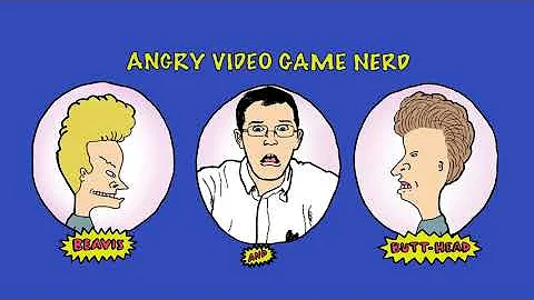Beavis and Butthead - Angry Video Game Nerd (AVGN) But it's Shorted