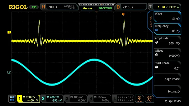 RIGOL MSO5000 Arbitrary Waveform Generator