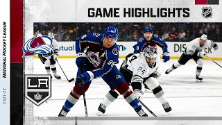 Avalanche @ Kings 1/20/22 | NHL Highlights