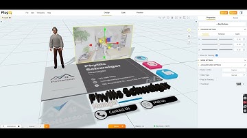 Augmented Reality Business Card experience using PlugXR Platform