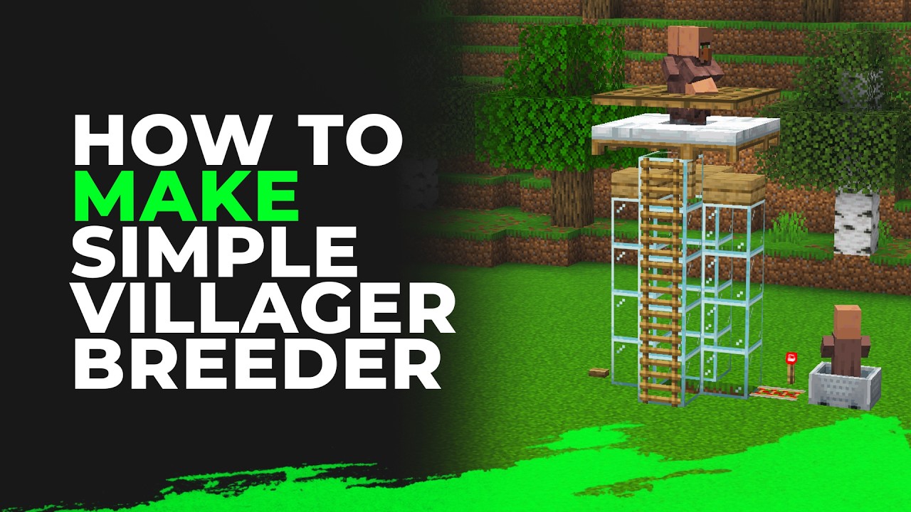 Easiest Simple Villager Breeder in Minecraft 26.1 (Tutorial) - YouTube