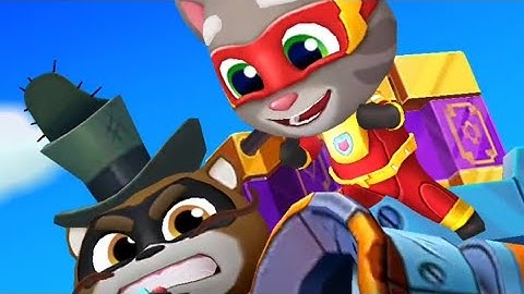 Talking Tom Hero Dash Game. New Update | Satisfying Gameplay Walk-through#gaming #talkingtomherodash