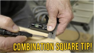 Would you do this to your combination square?