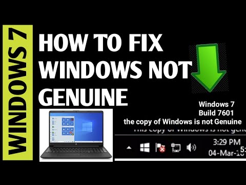 How to Fix Windows is Not Genuine  Remove Build 7601 7600  100 Working Windows 7810  2022