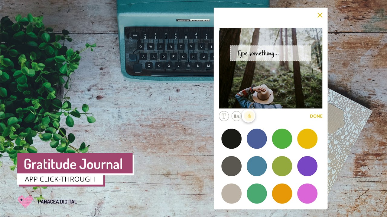 Gratitude Journal - Prototype Clickthrough