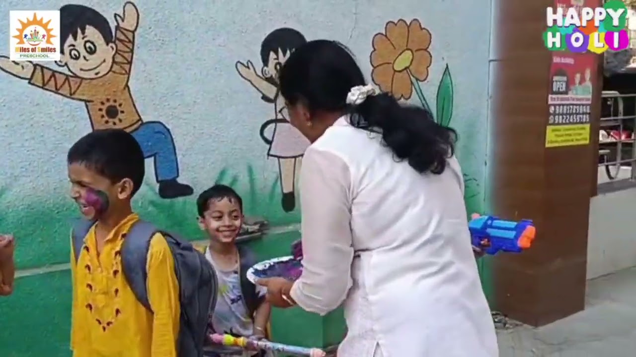 Holi Celebration with junior Kg Class|Holi Celebration 2025-26