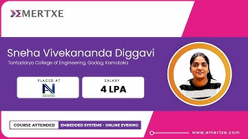 Embedded Course for Engineering Students | How Sneha Got Placed at Avin Systems