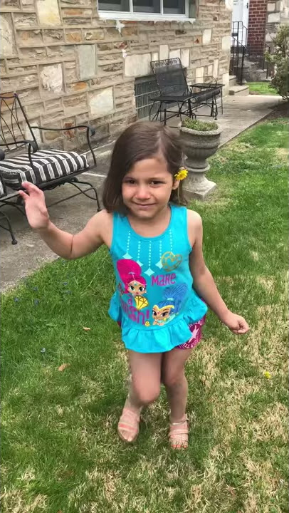 Holding in her poop