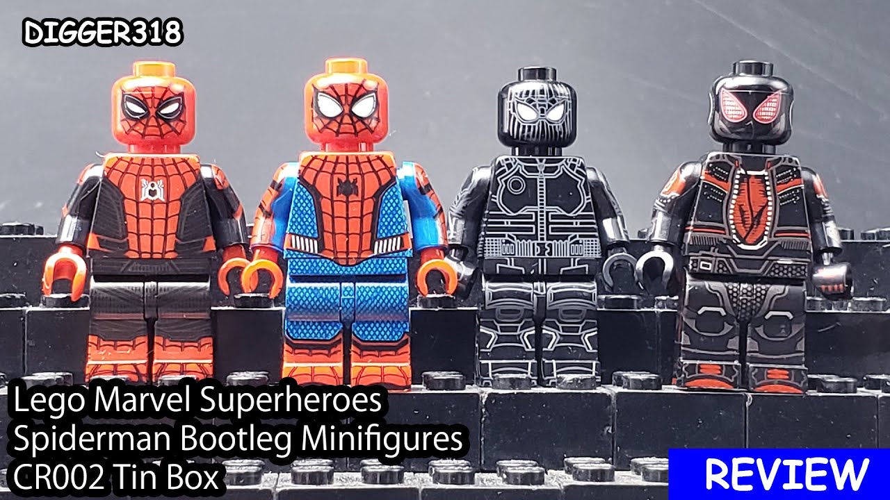 Lego Marvel Superheroes Spiderman Bootleg Minifigures CR002