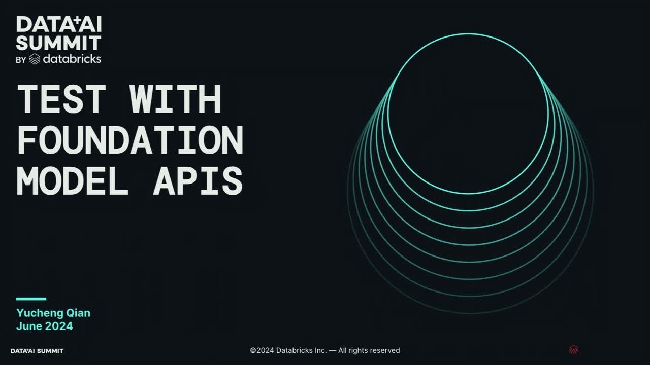 Easily Test Models in Databricks with Foundation Model APIs and AI ...