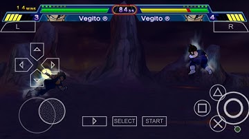 VEGITO VS VEGITO !! DRAGON BALL Z PSP EMULATOR ON ANDROID