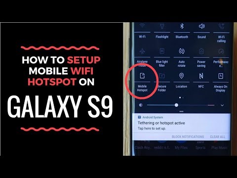 Samsung Galaxy S9: How to Setup WiFi Mobile Hotspot and Tethering