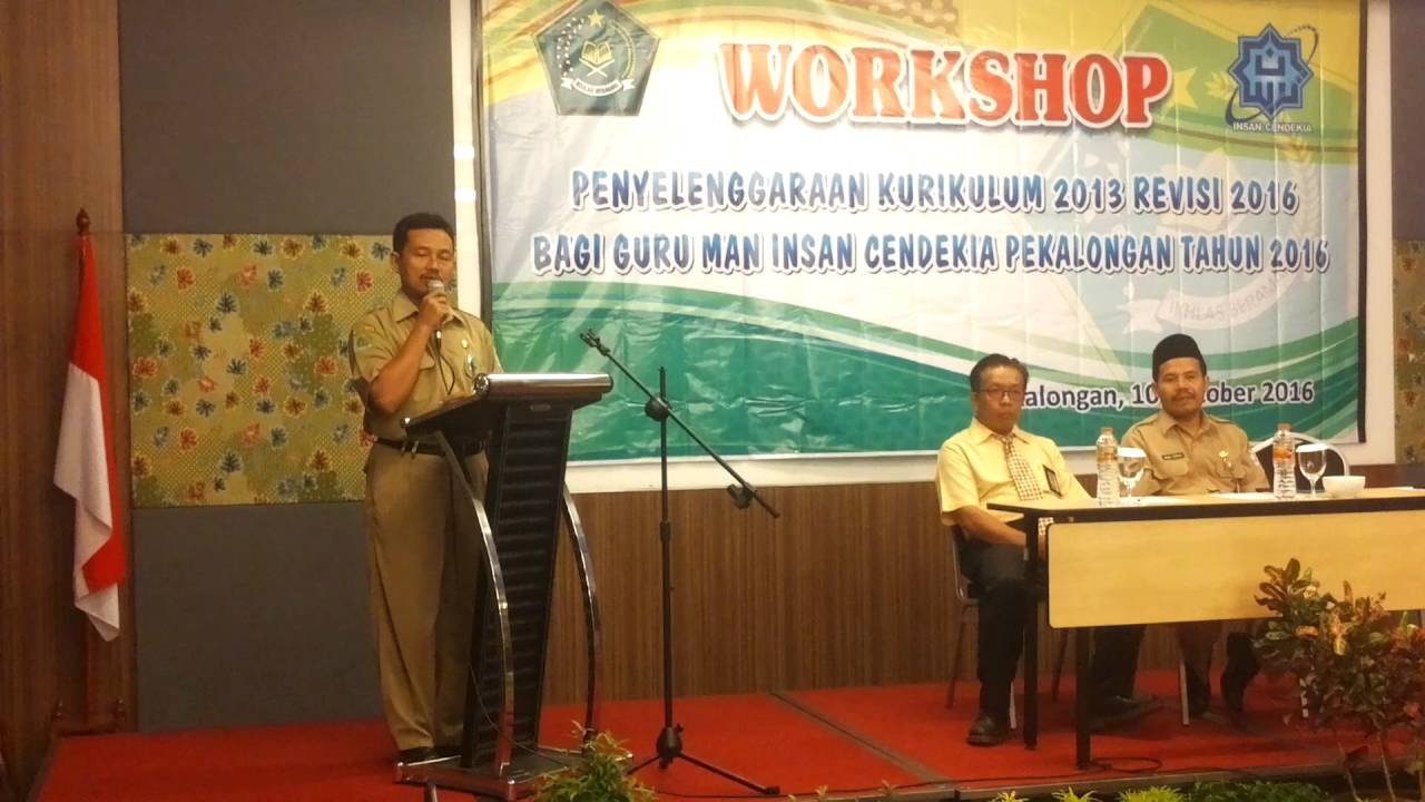 Workshop Penyelenggaraan Kurikulum 2013 Revisi 2016 Youtube