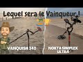 Ma premire vido de dtection de mtaux sur plage  avec le vanquish 340 et le nokta simplex ultra