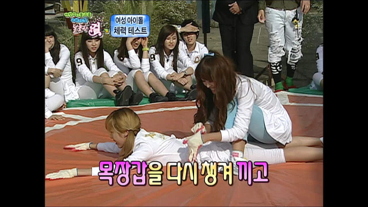 【TVPP】Jessica(SNSD) - Battle with Narsha (BEG), 제시카(소녀시대) - 브아걸 나르샤와 엎어 치기 메치기 @ Sweet Girl